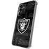NFL Las Vegas Raiders Black & White Galaxy S24 Plus Clear Case